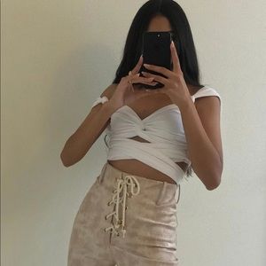 Lioness PORTO CERVO TIE UP CROP